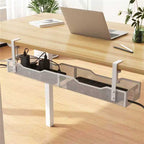 NARA Hide steel mesh cable tray under a desk