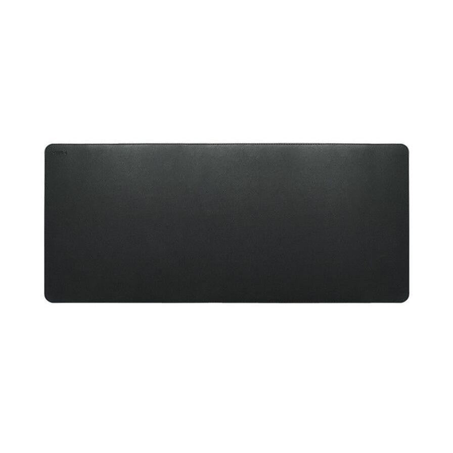 NARA Ground black leather cork desk mat, large