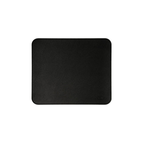 NARA Ground black leather cork desk mat