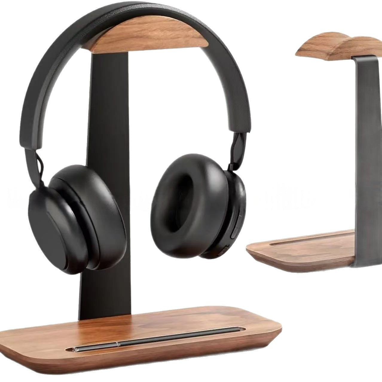 NARA Rest walnut and aluminum headphone stand