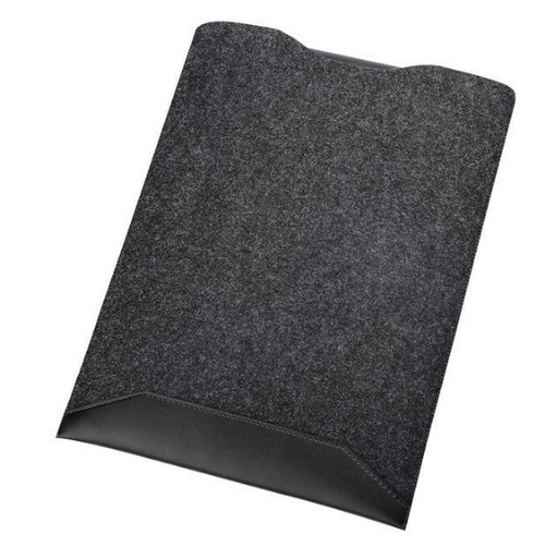 Black laptop sleeve, original supplier product view