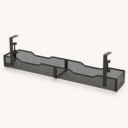 NARA Hide steel mesh under-desk cable tray