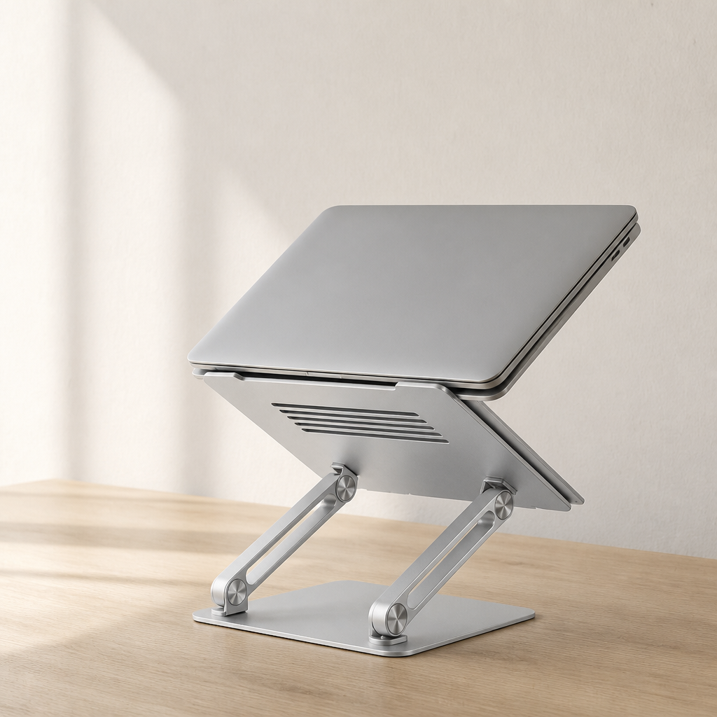 NARA Lift on a light oak desk